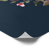 Eenvoudig afdrukken van  bruiloft-douches poster (Hoek)