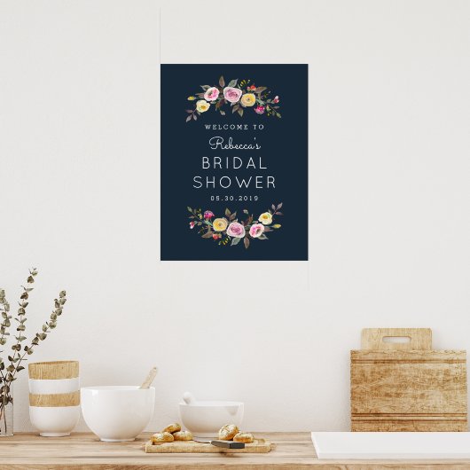 Eenvoudig afdrukken van  bruiloft-douches poster (Keuken)