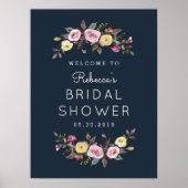 Eenvoudig afdrukken van  bruiloft-douches poster (Voorkant)