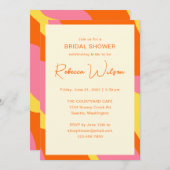 Eenvoudig afspeelbaar Oranje roze aangepast Vrijge Kaart (Voorkant / Achterkant)