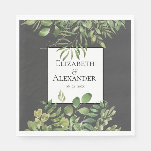 Eenvoudig afstoten, weddenschappen ontvangen servet (Voorkant)