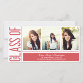 Eenvoudig afstudeerbericht aankondiging (Voorkant)