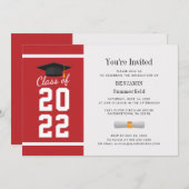 Eenvoudig afstudeerfeest 2025 kaart (Voorkant / Achterkant)