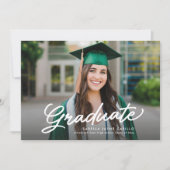 Eenvoudig afstudeerscript twee foto's afstuderen kaart (Voorkant)