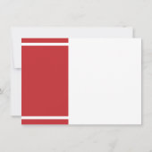 Eenvoudig Afstuderen 2024 Pet Rood Wit Afstudeerde Kaart (Achterkant)