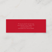 Eenvoudig Afstuderen 2025 Minimaal Afstudeerder Aa Mini Visitekaartje (Achterkant)