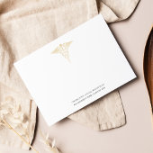 Eenvoudig Afstuderen 2025 Nurse Pinning Bedankkaart