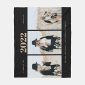 Eenvoudig Afstuderen 3 Foto Fleece Deken (Voorkant)