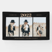 Eenvoudig Afstuderen 3 Foto Spandoek (Horizontaal)