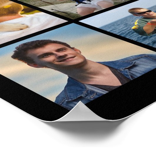 Eenvoudig Afstuderen 44 Aangepaste kleuren voor fo Poster (Hoek)