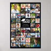 Eenvoudig Afstuderen 44 Aangepaste kleuren voor fo Poster (Voorkant)