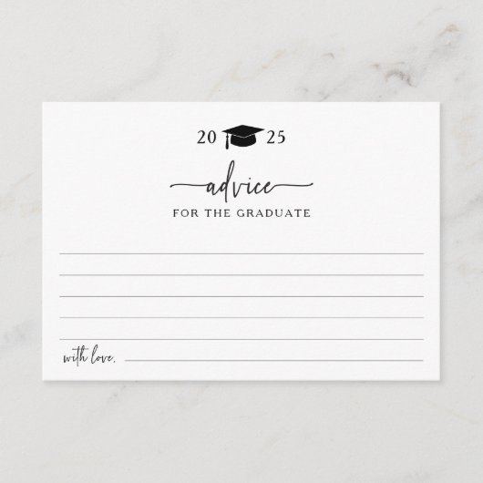 Eenvoudig Afstuderen advies Kaart (Voorkant)