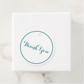 Eenvoudig Afstuderen Celebration Wit en Groen Bedankjes Labels (In situ)