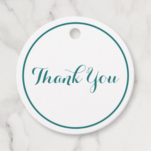 Eenvoudig Afstuderen Celebration Wit en Groen Bedankjes Labels (Voorkant)