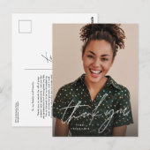 Eenvoudig afstuderen dank u foto briefkaart (Voorkant / Achterkant)