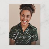 Eenvoudig afstuderen dank u foto briefkaart (Voorkant)