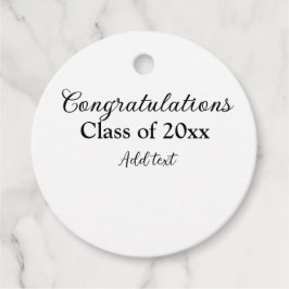 Eenvoudig afstuderen felicitaties Minimale add cla Bedankjes Labels