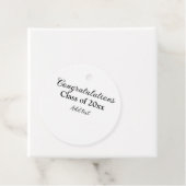 Eenvoudig afstuderen felicitaties Minimale add cla Bedankjes Labels (In situ)