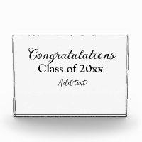 Eenvoudig afstuderen felicitaties Minimale add cla