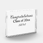 Eenvoudig afstuderen felicitaties Minimale add cla Fotoblokken (Links)