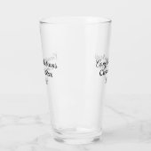 Eenvoudig afstuderen felicitaties Minimale add cla Glas (Links)