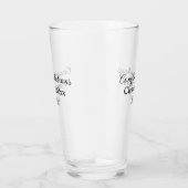 Eenvoudig afstuderen felicitaties Minimale add cla Glas (Rechts)