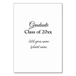 Eenvoudig afstuderen felicitaties Minimale add cla Kaart