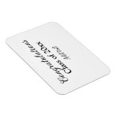 Eenvoudig afstuderen felicitaties Minimale add cla Magneet (Rechterzijde)