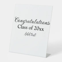 Eenvoudig afstuderen felicitaties Minimale add cla