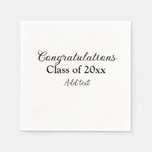 Eenvoudig afstuderen felicitaties Minimale add cla