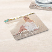 Eenvoudig Afstuderen foto legant minimalist Kartonnen Onderzetters (Schuin)