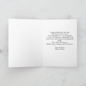 Eenvoudig Afstuderen Foto Modern Afstuderen Kaart (Binnen)