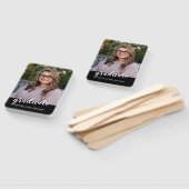 Eenvoudig Afstuderen Hand Fan Party Voorkeur Moder Handwaaier (Niet-gemonteerd)