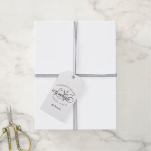 Eenvoudig Afstuderen Label Cadeau met scripts