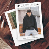 Eenvoudig Afstuderen met 2 foto's Kaart