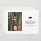 Eenvoudig Afstuderen met 2 foto's Kaart (Achterkant)