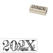 Eenvoudig Afstuderen | Met Afstudeerder Jaar en na Rubberstempel (Gestempeld)