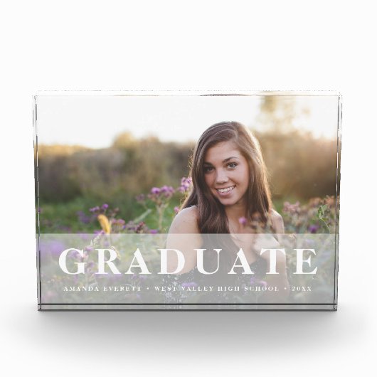 Eenvoudig Afstuderen overlay Fotoblokken (Voorkant)