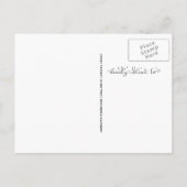 Eenvoudig Afstuderen script De datumfoto opslaan | Aankondigingskaart (Achterkant)