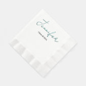 Eenvoudig Afstuderen Servet (Hoek)