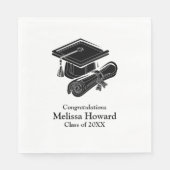 Eenvoudig Afstuderen Servet (Voorkant)