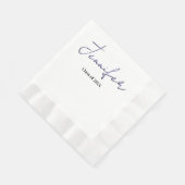 Eenvoudig Afstuderen Servet (Hoek)