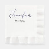 Eenvoudig Afstuderen Servet (Voorkant)