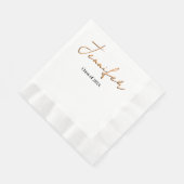 Eenvoudig Afstuderen Servet (Hoek)