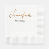 Eenvoudig Afstuderen Servet (Voorkant)