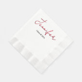 Eenvoudig Afstuderen Servet (Hoek)