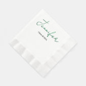 Eenvoudig Afstuderen Servet (Hoek)