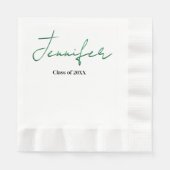 Eenvoudig Afstuderen Servet (Voorkant)