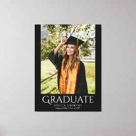 Eenvoudig Afstuderen Stijlvolle Modern Afstuderen  Canvas Afdruk