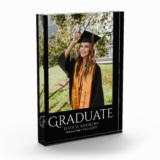 Eenvoudig Afstuderen Stijlvolle Modern Afstuderen  Fotoblokken (Links)